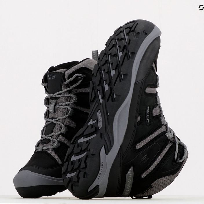 Buty trekkingowe męskie KEEN Circadia Mid WP black/steel grey 15