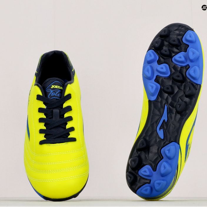 Buty piłkarskie dziecięce Joma Toledo HG lemon fluor 13