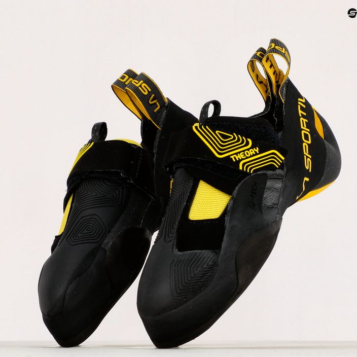 Buty wspinaczkowe męskie La Sportiva Theory black/yellow 9