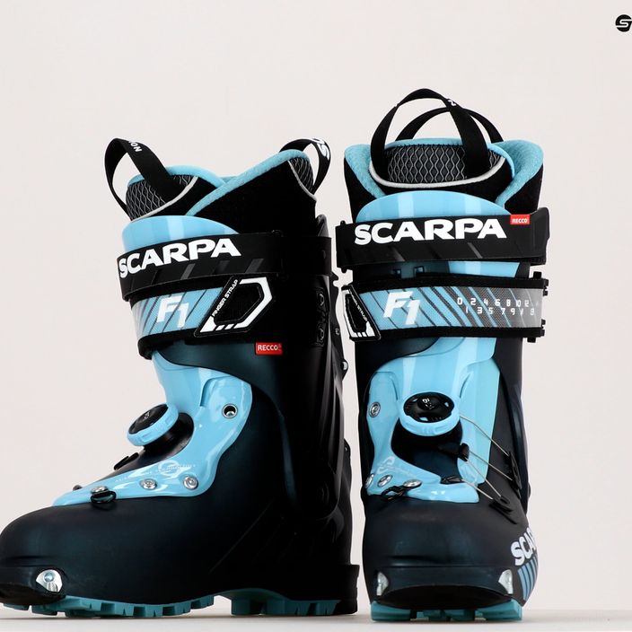 Buty skiturowe damskie SCARPA F1 anthracite/aqua 10