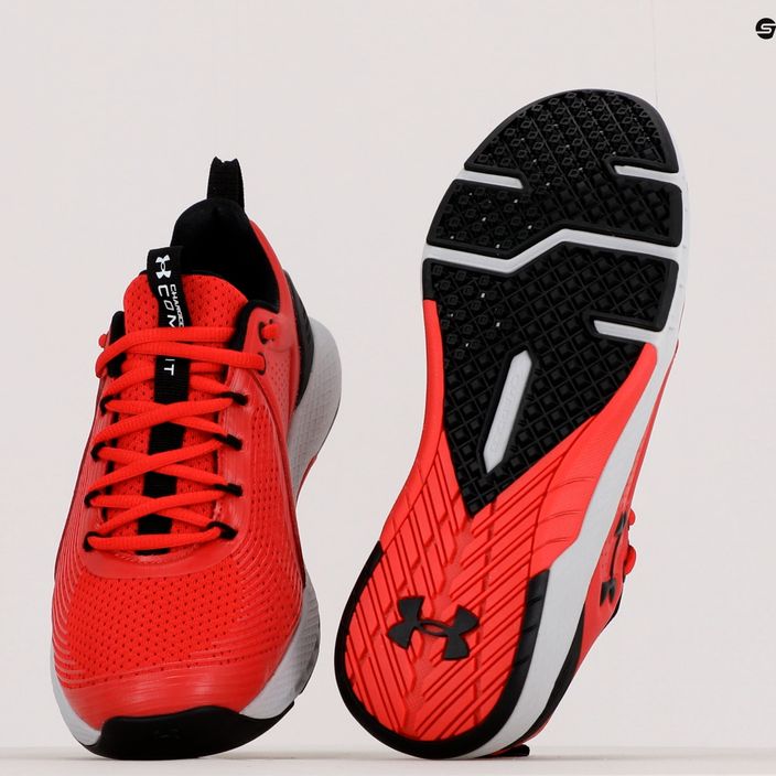 Buty treningowe męskie Under Armour harged Commit Tr 3 red/halo gray/black 11