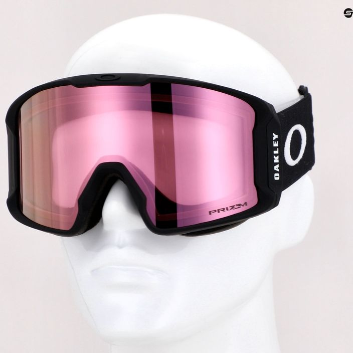 Gogle narciarskie Oakley Line Miner L matte black/prizm snow hi pink iridium 7