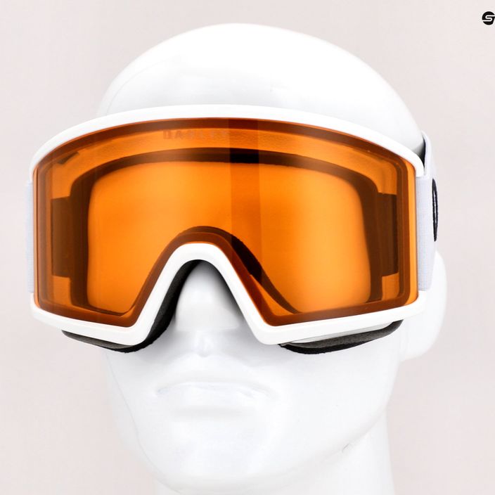 Gogle narciarskie Oakley Target Line L matte white/persimmon 7