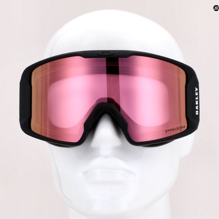 Gogle narciarskie Oakley Line Miner M matte black/prizm snow hi pink iridium 7