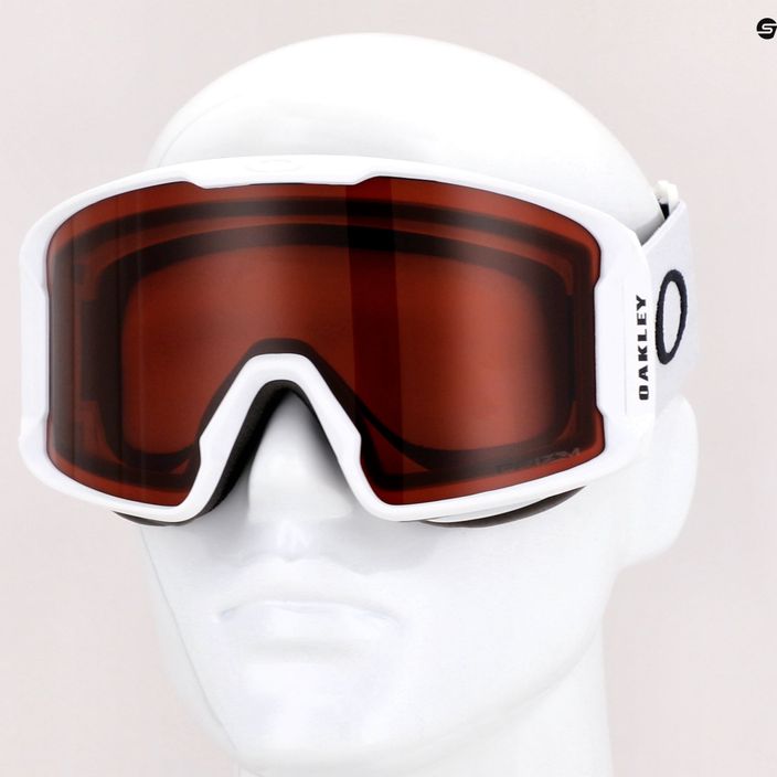 Gogle narciarskie Oakley Line Miner L matte white/prizm garnet 7