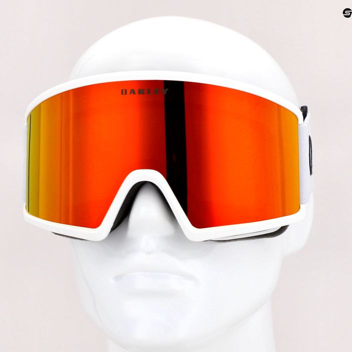 Gogle narciarskie Oakley Target Line L matte white/fire iridium 6