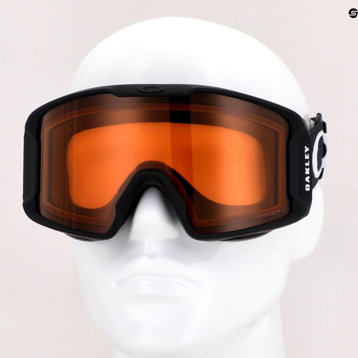 Gogle narciarskie Oakley Line Miner M matte black/prizm snow persimmon 7