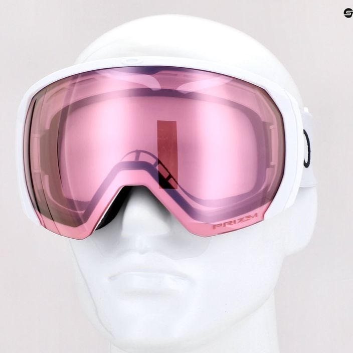 Gogle narciarskie Oakley Flight Path L matte white/prizm snow hi pink iridium 7