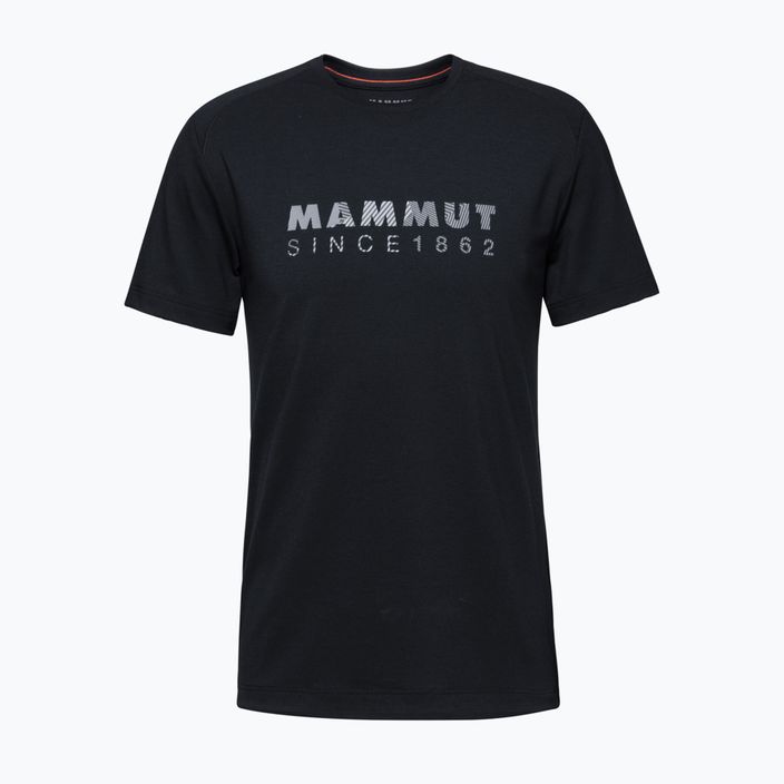 Koszulka trekkingowa męska Mammut Trovat black prt1 4