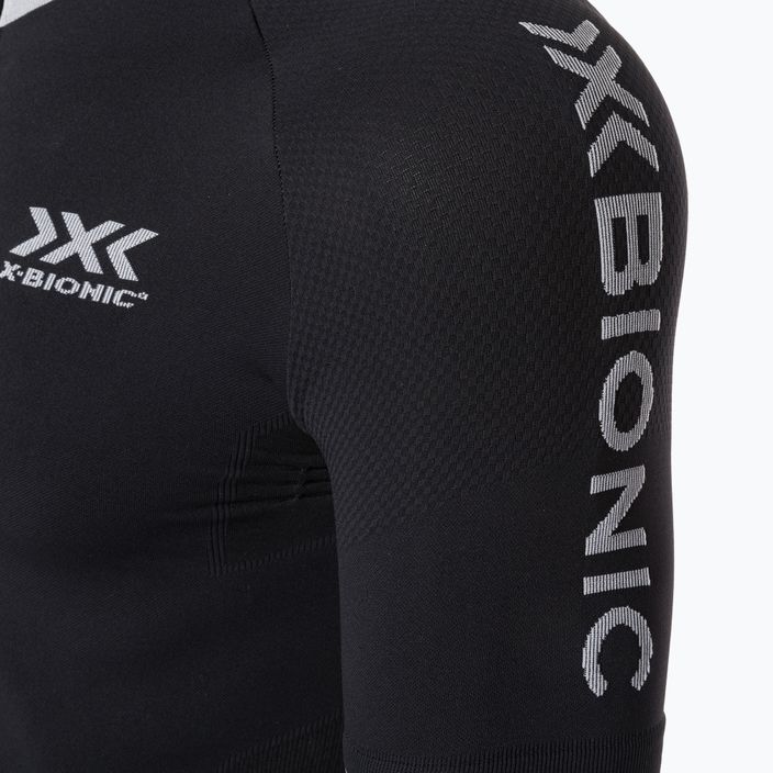 Koszulka rowerowa męska X-Bionic Regulator Bike Race Zip SH opal black/arctic white 3