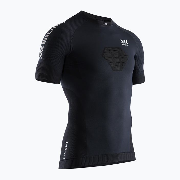 Koszulka do biegania męska X-Bionic Invent 4.0 Run Speed opal black/arctic white