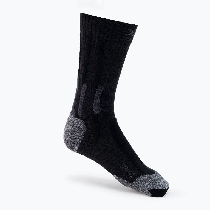 Skarpety trekkingowe męskie X-Socks Trek Silver opal black/dolomite/grey melange 2
