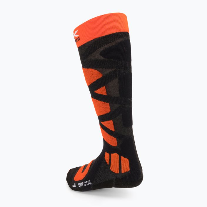 Skarpety narciarskie X-Socks Ski Control 4.0 anthracite melange/x-orange 2