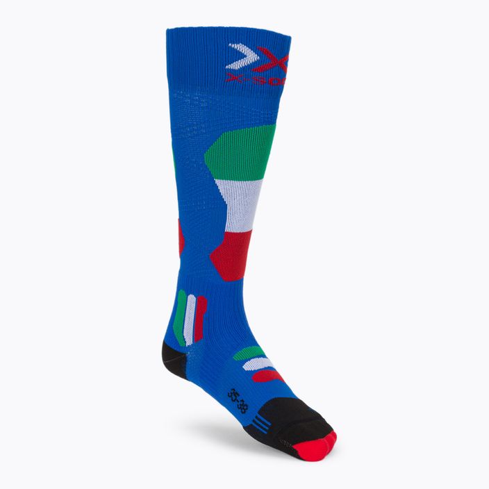 Skarpety narciarskie X-Socks Ski Patriot 4.0 Italy italy/blue