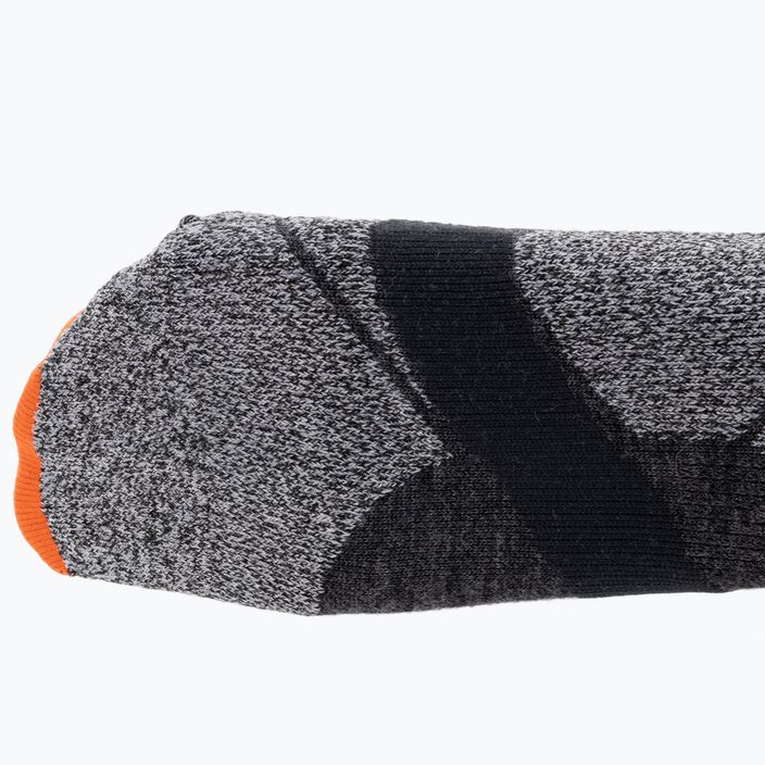 Skarpety narciarskie X-Socks Carve Silver 4.0 anthracite melange/black melange 3
