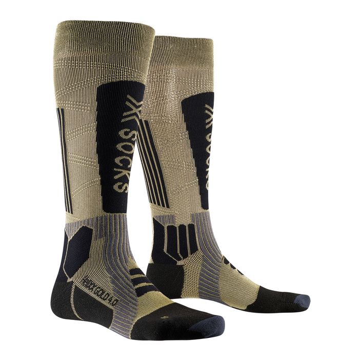 Skarpety narciarskie X-Socks Helixx Gold 4.0 gold/black 2