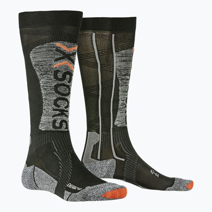 Skarpety narciarskie X-Socks Ski Energizer Lt 4.0 black/stone grey melange 4