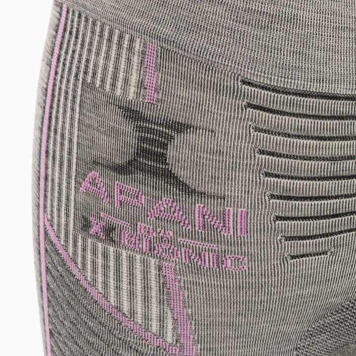 Spodnie termoaktywne damskie X-Bionic Apani 4.0 Merino black/grey/pink 4