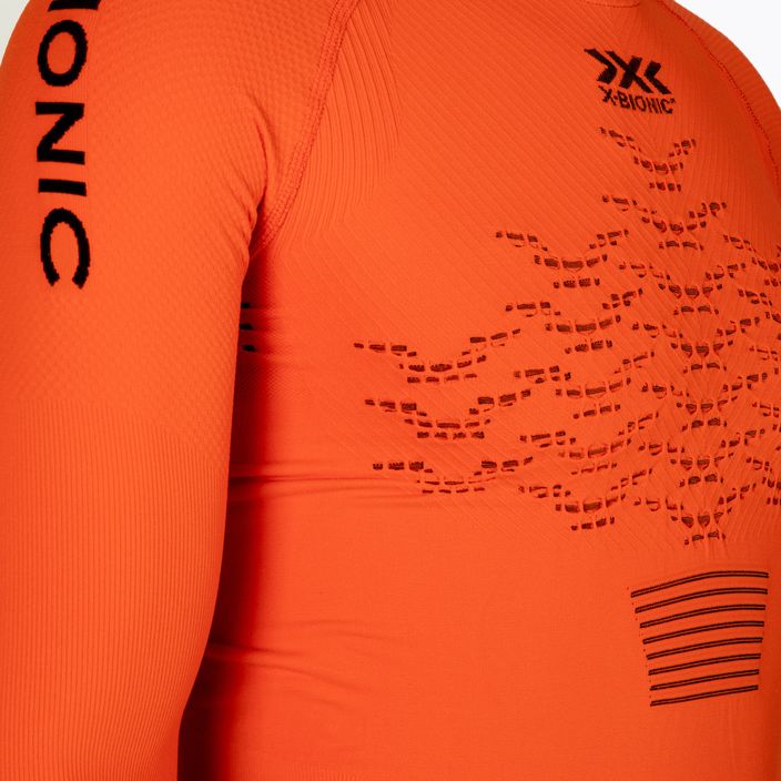 Longsleeve termoaktywny męski X-Bionic The Trick 4.0 Run trick orange/black 3