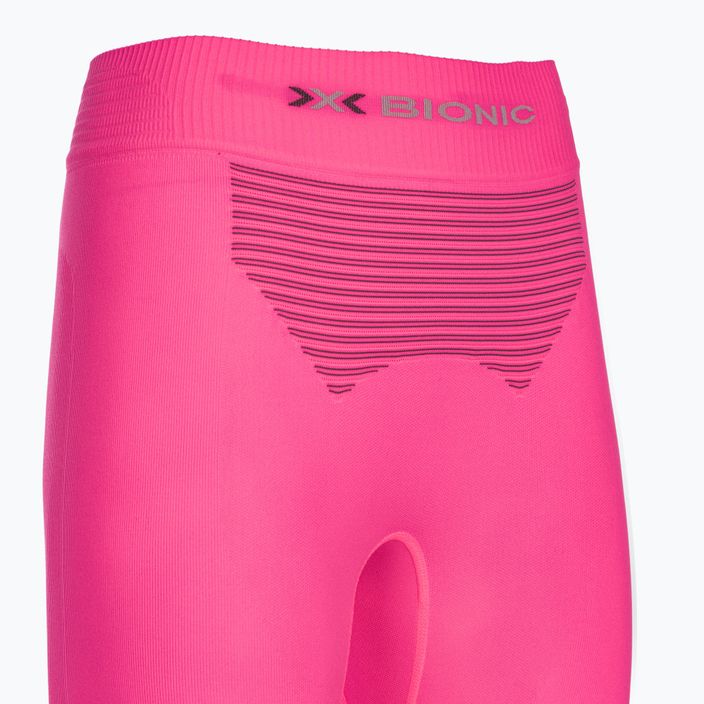 Spodnie termoaktywne damskie X-Bionic 3/4 Energizer 4.0 neon flamingo/anthracite 3