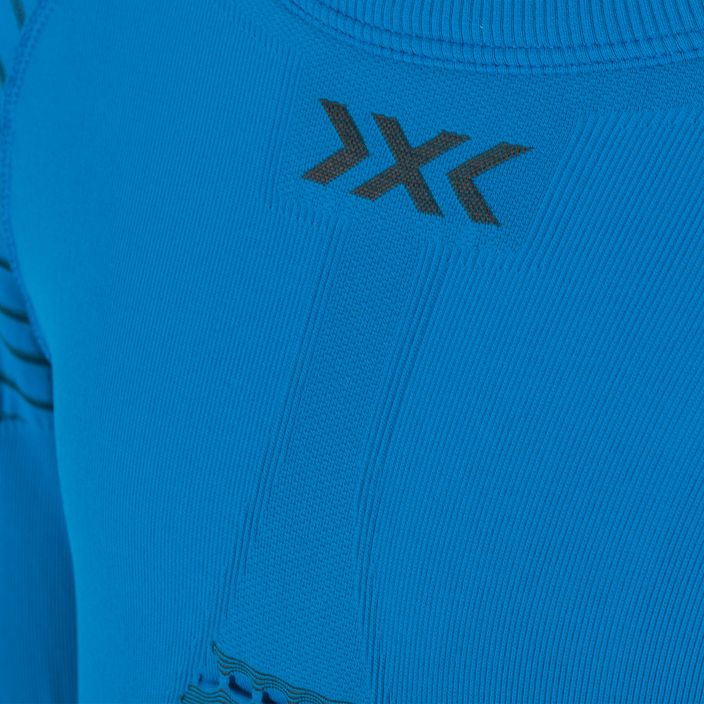 Longsleeve termoaktywny dziecięcy X-Bionic Invent 4.0 LS teal blue/anthracite 3