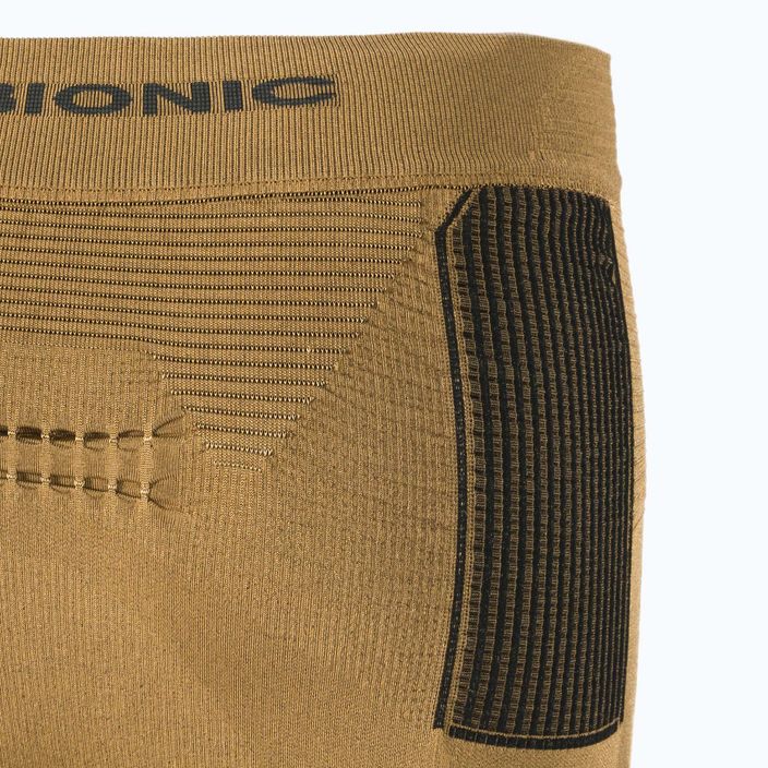 Spodnie termoaktywne męskie X-Bionic 3/4 Radiactor 4.0 gold/black 4
