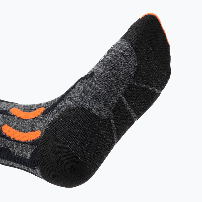 Skarpety trekkingowe X-Socks Trek X Merino grey duo melange/x-orange/black 4