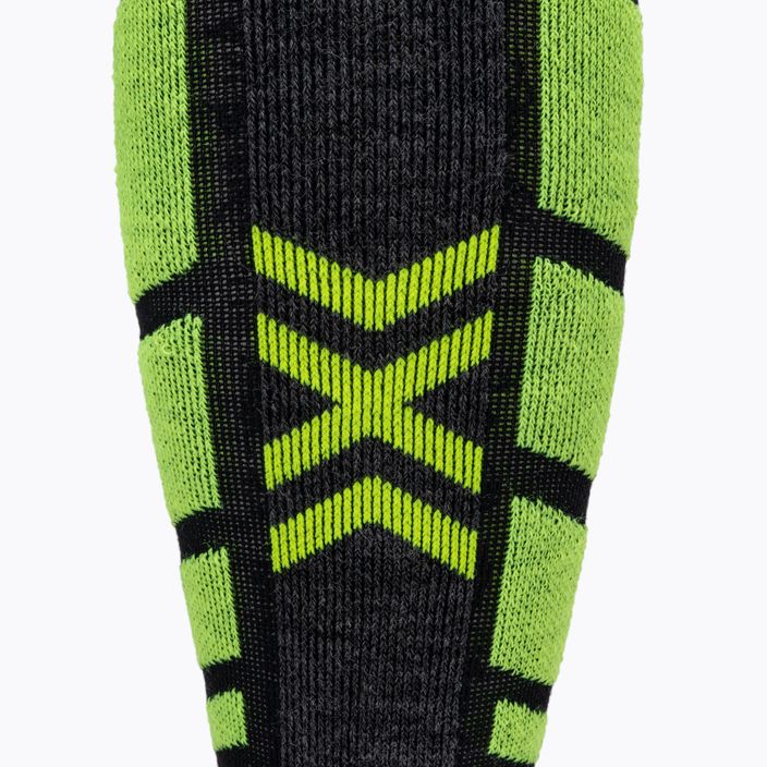 Skarpety snowboardowe X-Socks Snowboard 4.0 black/grey/phyton yellow 4