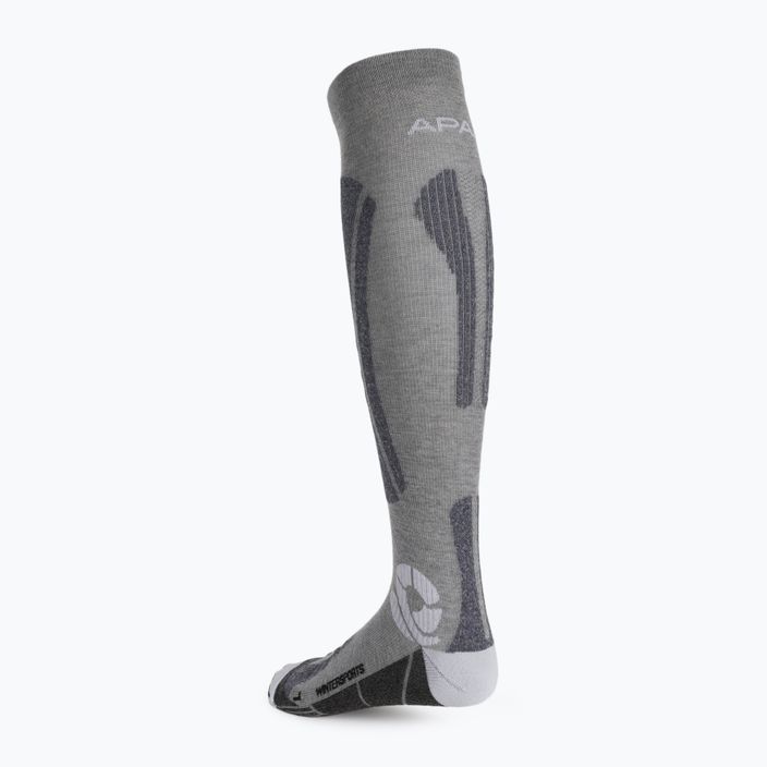 Skarpety narciarskie X-Socks Apani Wintersports grey 2