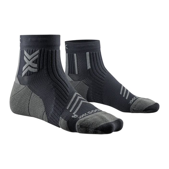 Skarpety do biegania męskie X-Socks Run Expert Ankle black/charcoal 2