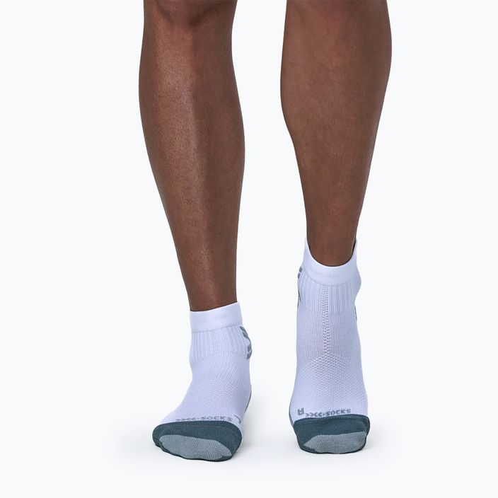 Skarpety do biegania damskie X-Socks Run Discover Ankle arctic white/pearl grey 3