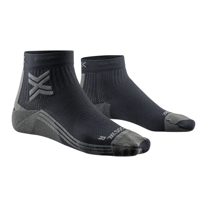 Skarpety do biegania damskie X-Socks Run Discover Ankle black/charcoal 2