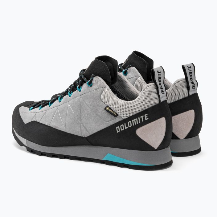 Buty podejściowe damskie Dolomite Crodarossa Low GTX aluminium grey/capri blue 3