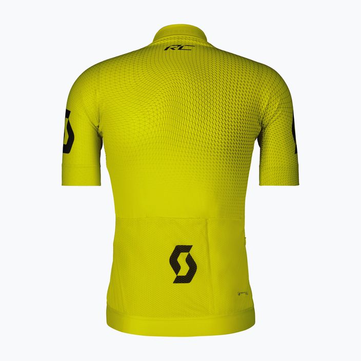 Koszulka rowerowa męska SCOTT RC Pro sulphur yellow/black 2