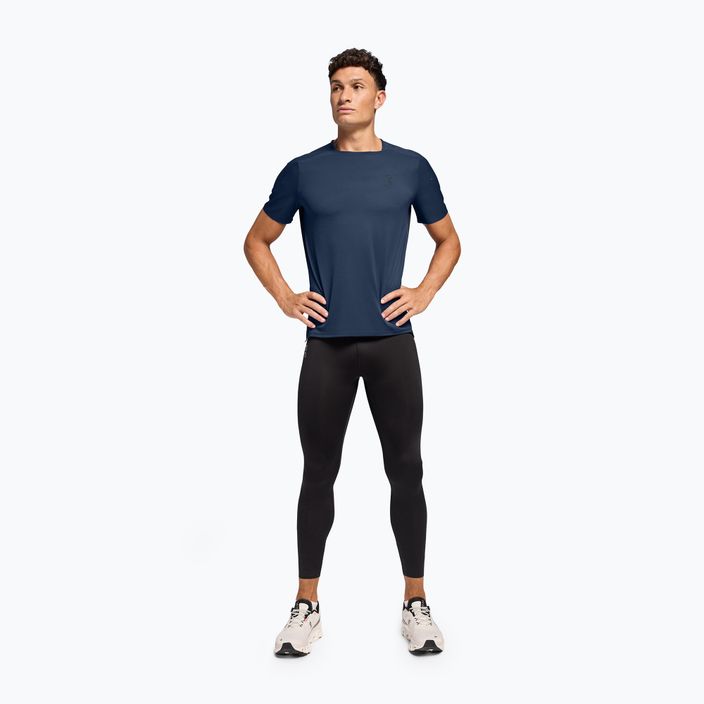 Koszulka do biegania męska On Running Performance-T denim/navy 2