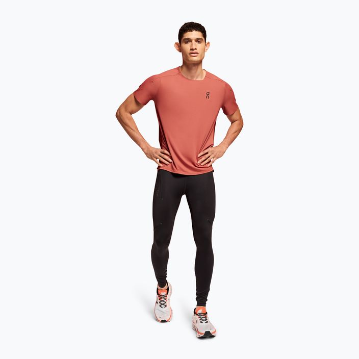 Koszulka do biegania męska On Running Performance-T auburn/ruby 2