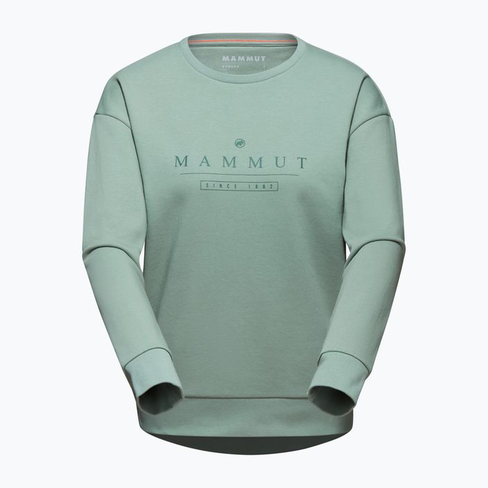 Bluza trekkingowa damska Mammut Core ML Crew Neck Logo jade 8