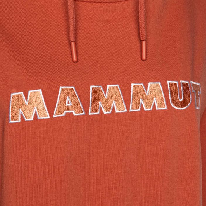 Bluza trekkingowa damska Mammut ML Hoody Logo terracotta 6