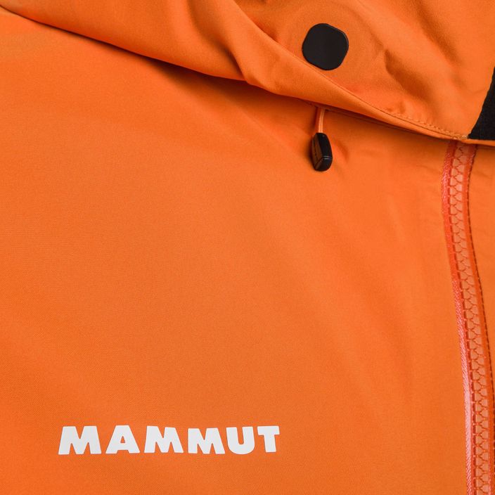 Kurtka przeciwdeszczowa męska Mammut Crater HS Hooded dark tangerine 3