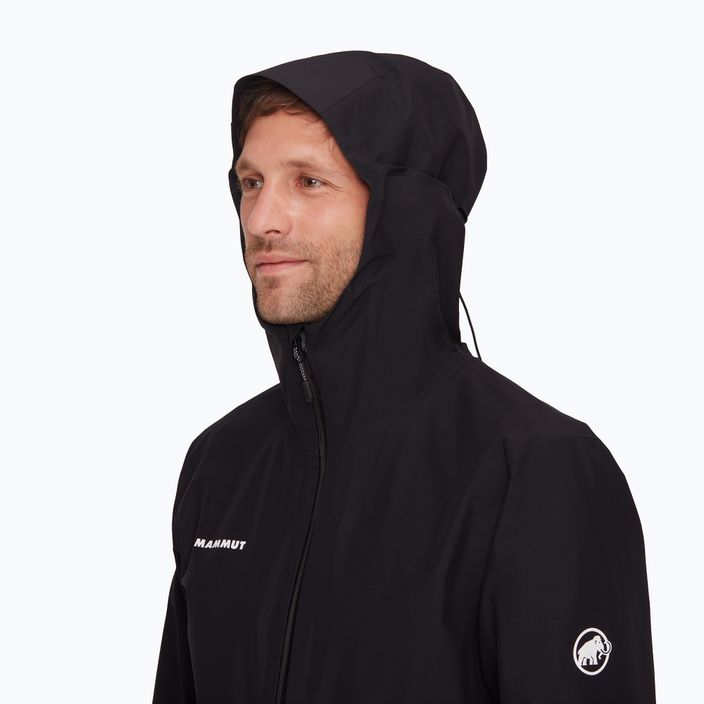 Kurtka przeciwdeszczowa męska Mammut Alto Light HS black 4