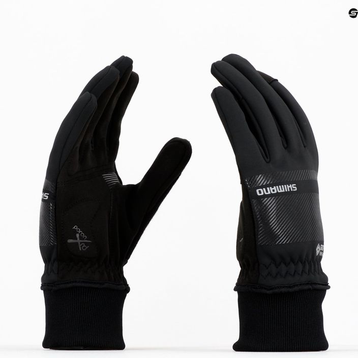 Rękawiczki rowerowe męskie Shimano Infinium Primaloft black 8