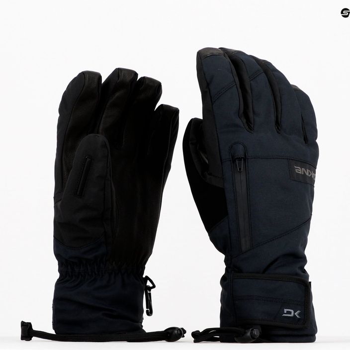 Rękawice snowboardowe męskie Dakine Leather Titan Gore-Tex Short Glove black 12