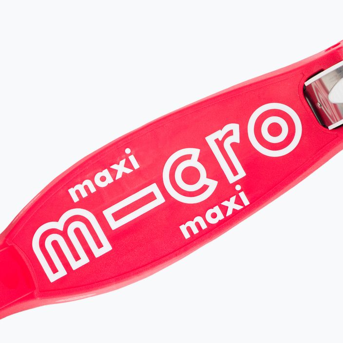 Hulajnoga trójkołowa dziecięca Micro Maxi Deluxe Foldable LED red 6