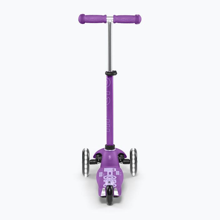 Hulajnoga trójkołowa dziecięca Micro Mini Deluxe LED purple 13