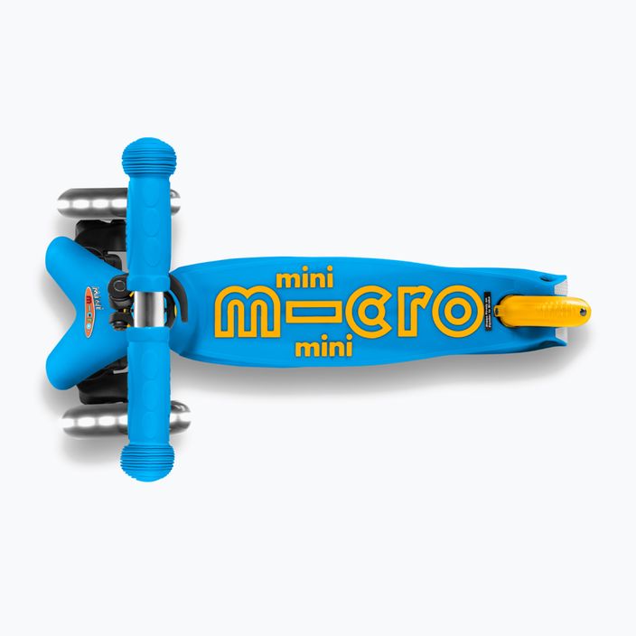 Hulajnoga trójkołowa dziecięca Micro Mini Deluxe LED ocean blue 12