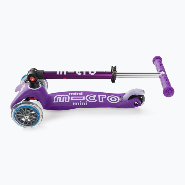 Hulajnoga trójkołowa dziecięca Micro Mini Deluxe Foldable purple 8