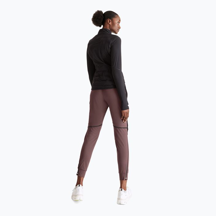 Spodnie do biegania damskie On Running Running grape/black 2