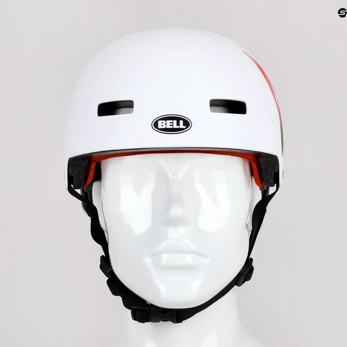 Kask rowerowy Bell Local matte white scribble 9