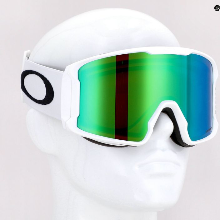 Gogle narciarskie Oakley Line Miner L matte white/prizm snow jade iridium 10