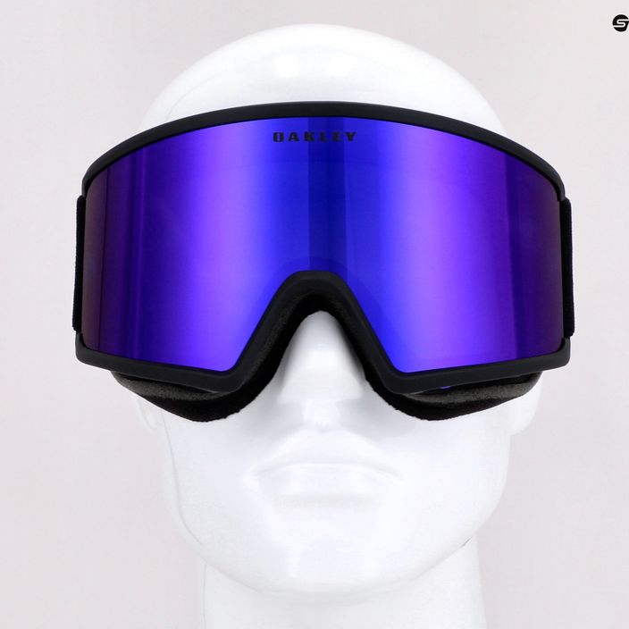 Gogle narciarskie Oakley Target Line L matte black/violet iridium 7